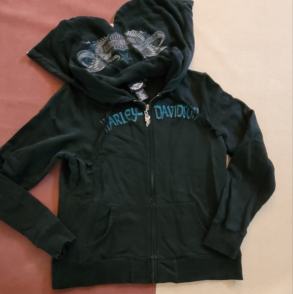 Harley Davidson zip way hoodie